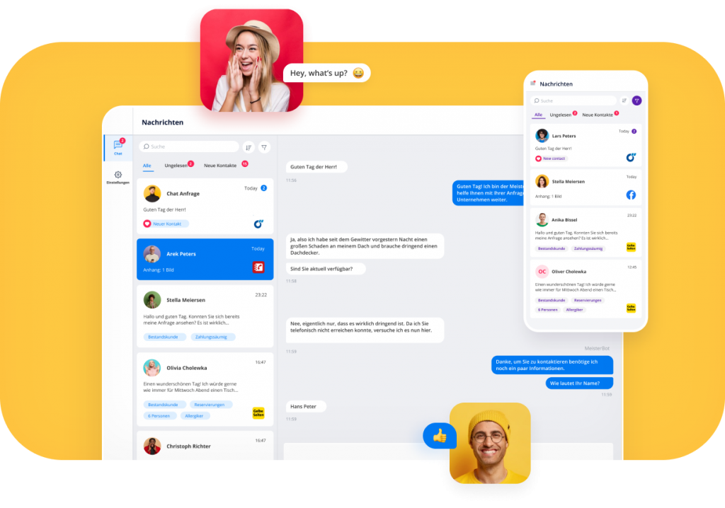 Alle Messenger in einer Posteingang - All-in-one lösung